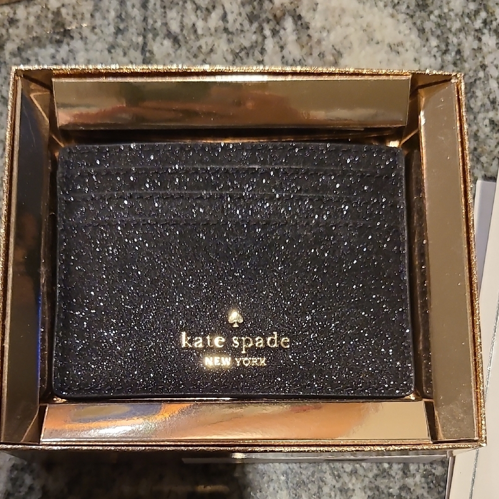 Kate Spade Glitter Card Holder